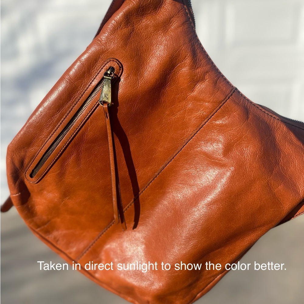 Hobo Merrin Orange Convertible Backpack Purse